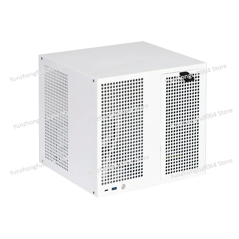 Sagittarius 8-bay NAS chassis with backboard, ATX power supply, MATX full height PCIe, Qunhui AIO storage, UNRAID