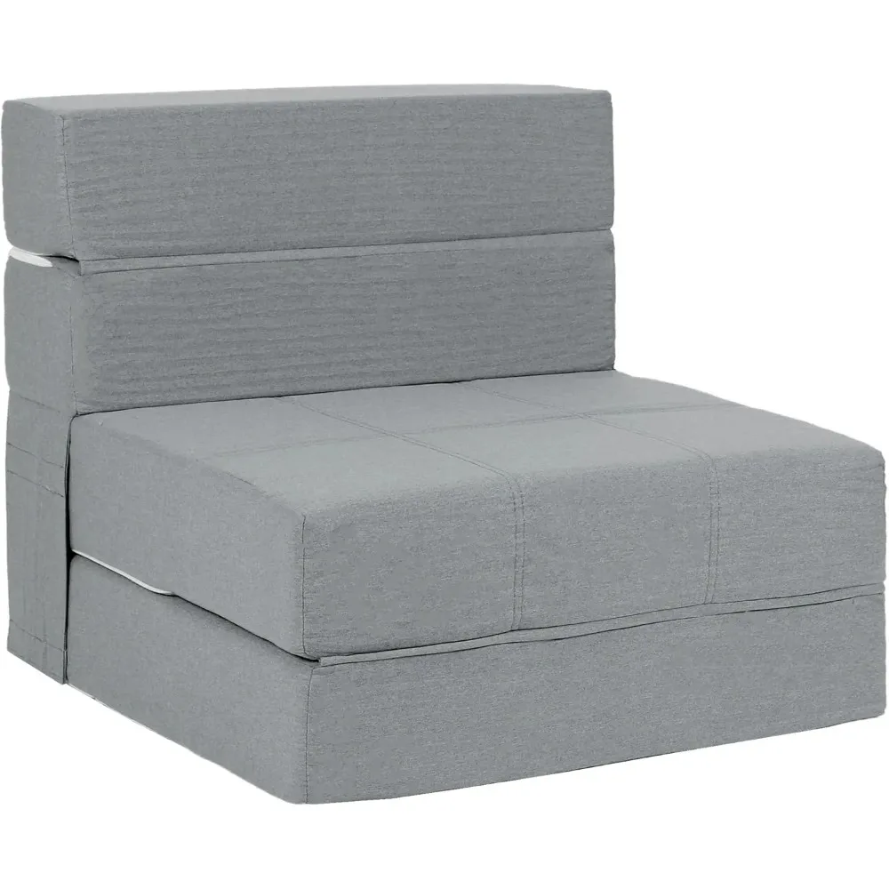 

Folding Sofa Bed, 7 inch Memory Foam Floor Couch, Convertible Sleeper Foldable Mattress Futon Sofa for Living Room/Home Office/G