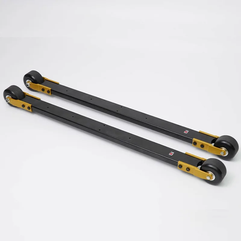Cross-Country Skiing Wheels Freestyle Skiing Training Dry Skiing, Adult Quadruple Skiing