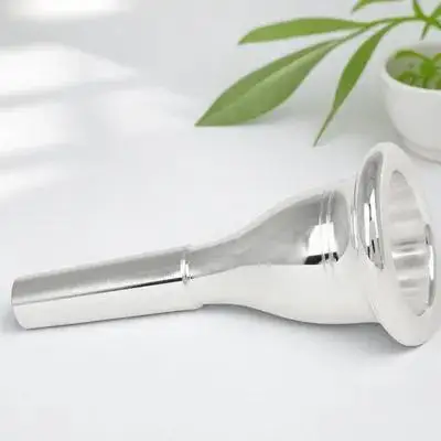 

Mouth Blowing Plastic Tuba Mouthpiece Saxophone Tubas Instrument Silver Plated Brass Accessory Student