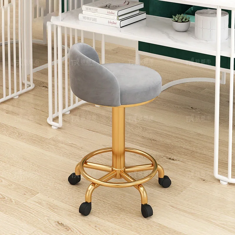 Beauty Stool Salon Roller Bar Chairs Skating Hairdressing Dental Massage Luxury High Shop Nail Technician's Special Chair 바의자