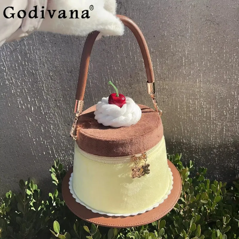 

Japanese Original Lolita Cute Creative Handbag Large Capacity Sweet Girl Doll Style JK Uniform Tote Bag