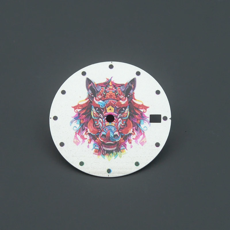 28.5mm Customized Watch Surface with 12 Zodiac Signs, Customized with Pictures, DIY Dial Personalized Customization
