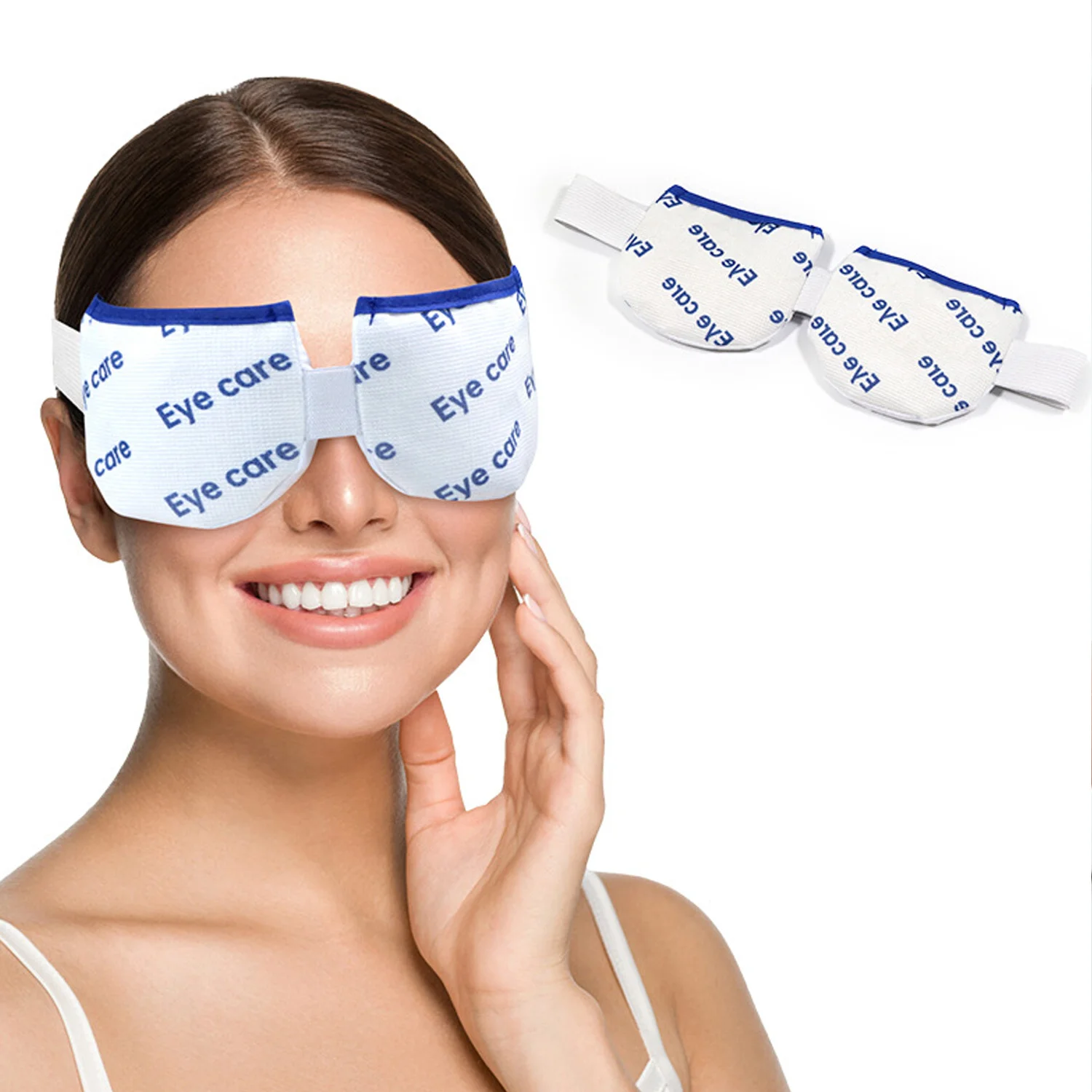 Microwavable Warm/Cool Eye Compress – Ceramic Beads for Gentle Steam, Reusable Hot/Cold for Eyes, Self-Care Gift for Women/Moms