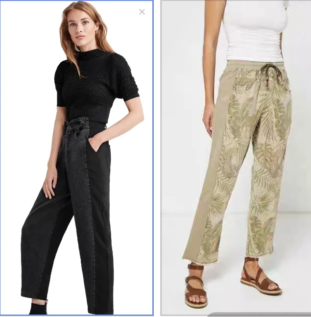 

Foreign trade original single Spanish new fashion new elastic casual stick cloth women jeans