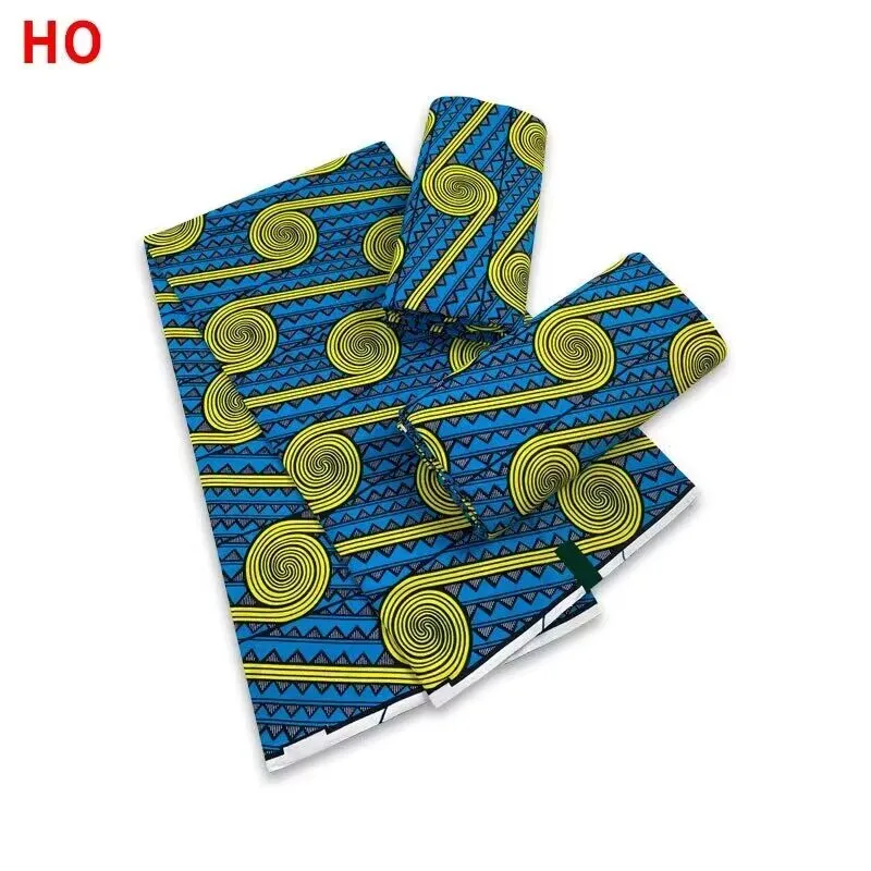 Hot Sale Ankara Wax Print Fabric High Quality 100% Cotton Real Tissu Wax Fabric Soft African Guaranteed Veritable Wax Y1026-2