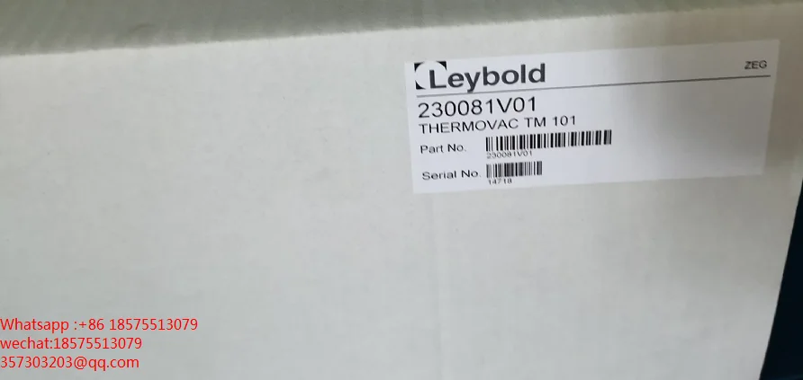 For LEYBOLD THERMOVAC TM 101+Data Logger 230081V01 TM101 THERMOVAC TM 101 TM-101