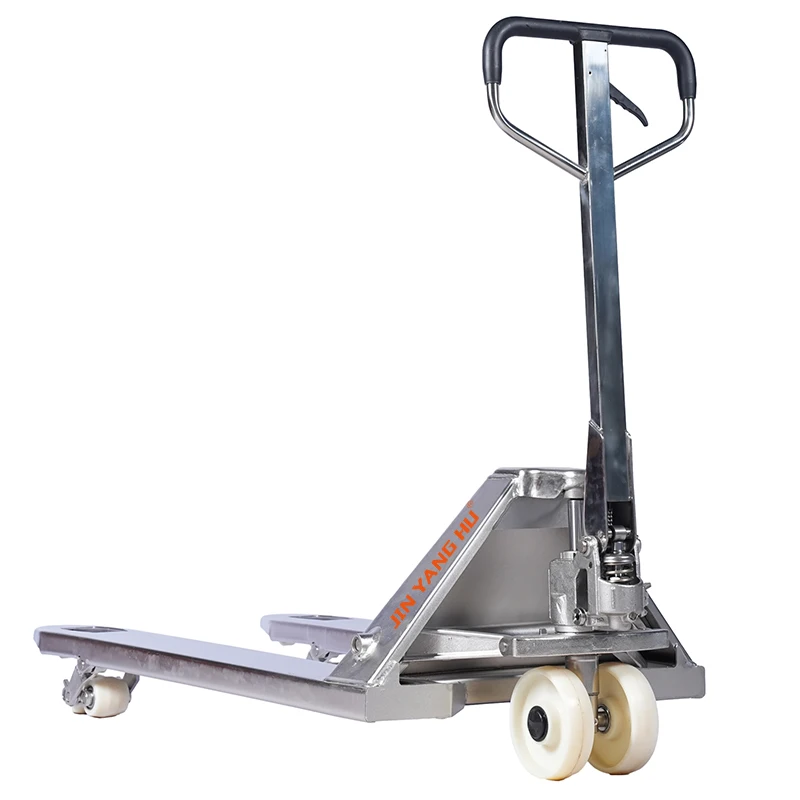 Factory Cleanroom Hand Pallet Truck 2000Lbs  Rust-Free Pallet Jack Mover for Hygienic Material Handling Forklift Truck