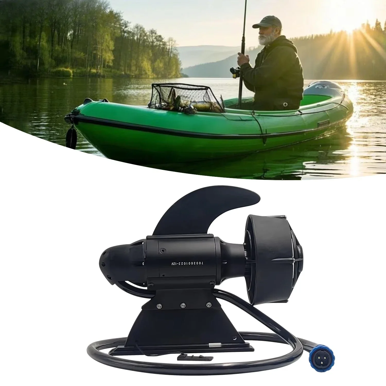 New Electric Motr for Fishing Kayak Boat Surfboard Fin-SUP Power Trolling Motor Electric Thrster Stand up Paddle Board