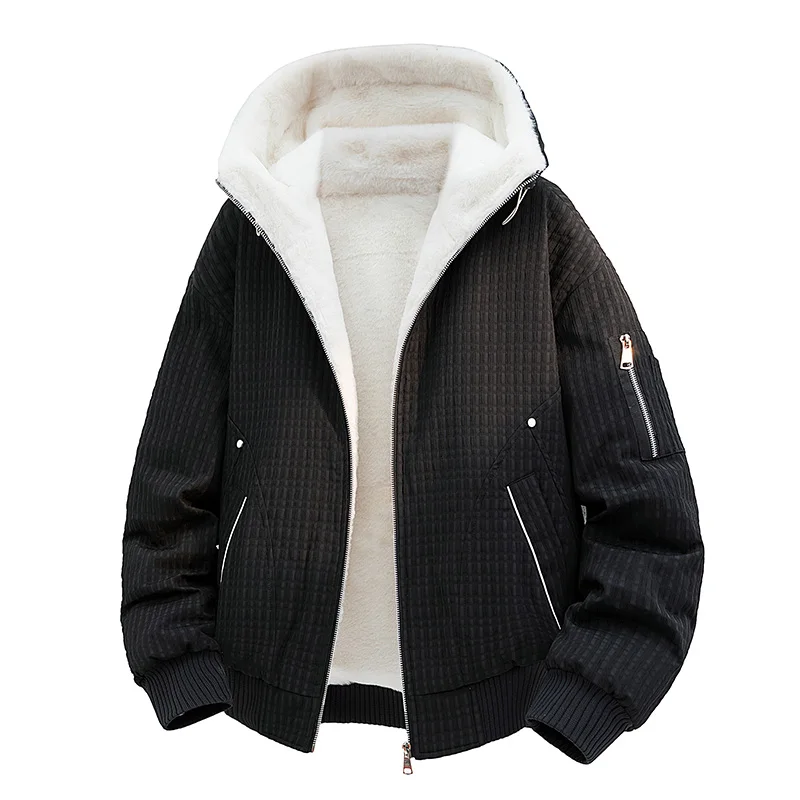 

Winter Plus Size 8XL Men Parkas Casual with Hood Windproof Male Clothes Quality Comfortable Warm Outerwear Solid Color Thicken