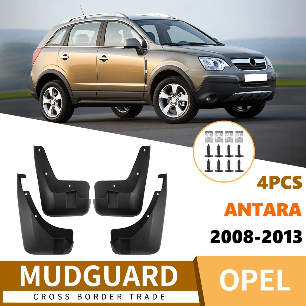 

For 2008-2013 Opel Antara Front Rear Mud Flaps Mudguards Splash Guards Soft Rubber Accessories