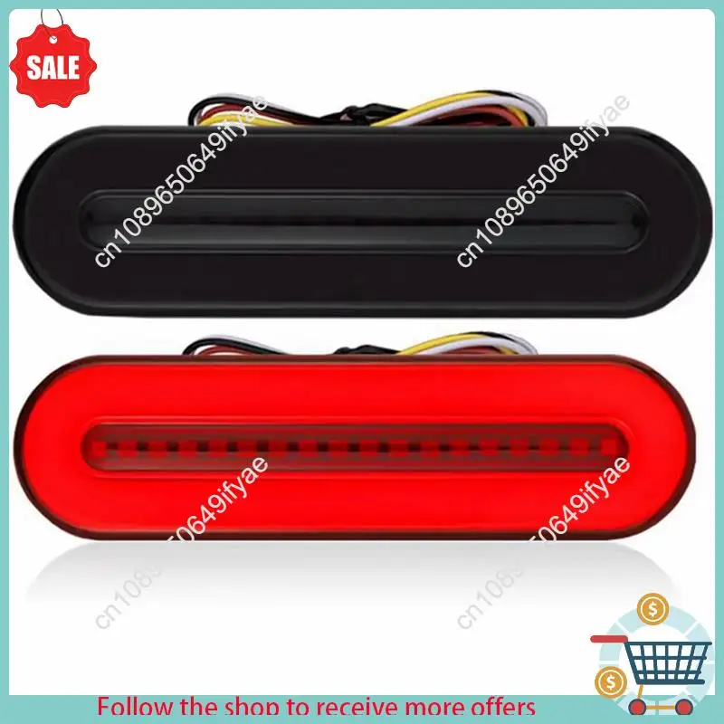 

Y67A-Поточный указатель поворота, задний стоп-сигнал, 2 шт., 58 светодиодных фонарей для легковых грузовиков, полудля грузовых автомобилей, 10-30 В, лампа DRL