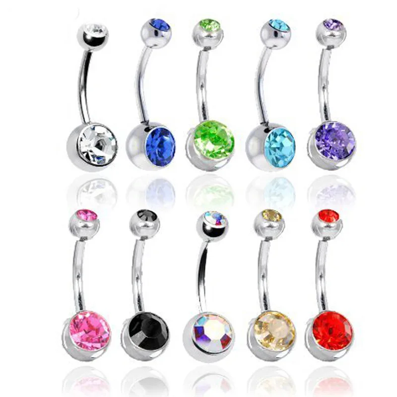 10Pcs Belly Button …