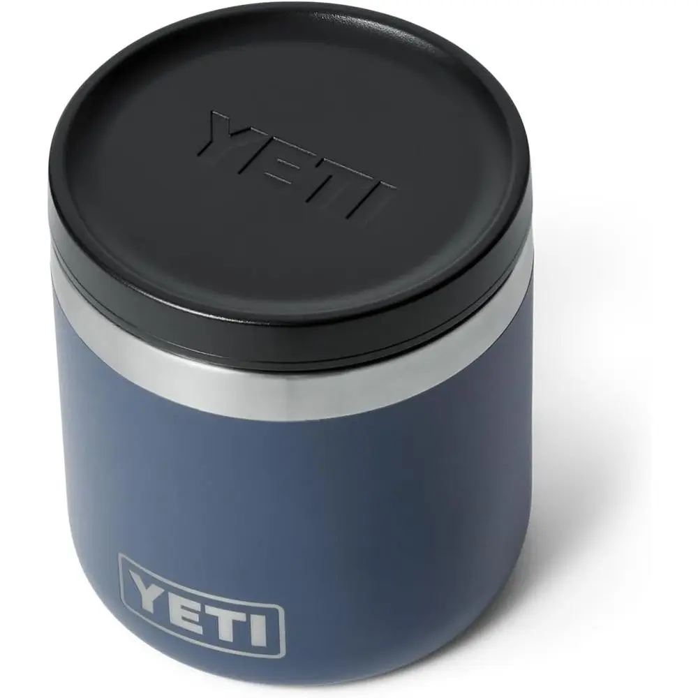 

Термос для еды на 8 унций, вакуумная изоляция, нержавеющая сталь, герметичная крышка, темно-синий