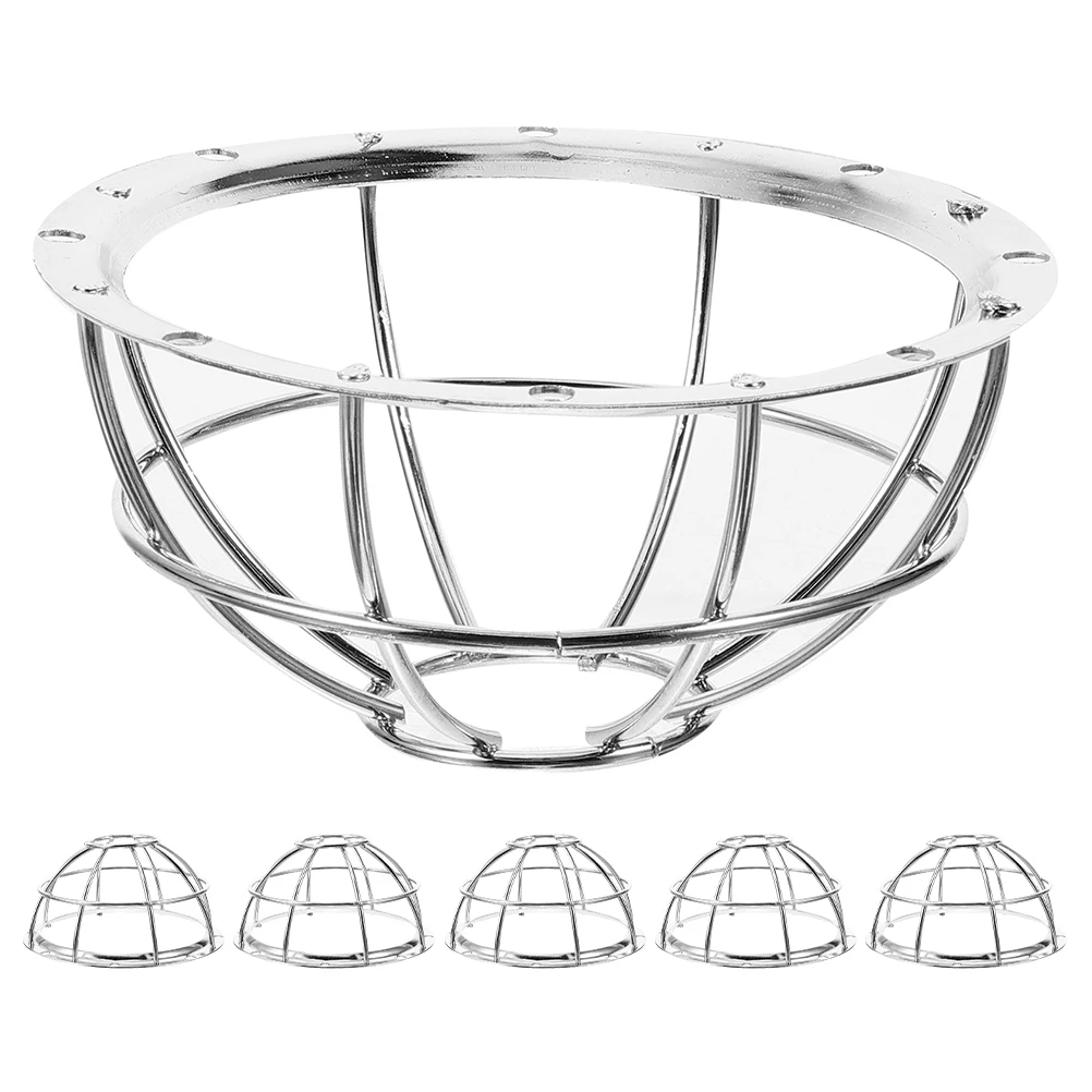 

6pcs Smoke Cover Metal Protector -collision Cage Wire Reliable Shield Fire Safety Decorative COVER Plate