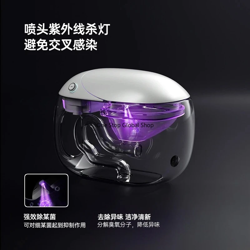 

Automatic Toilet With Remote Control, Foam Shield, Splash-Proof Flushing, High-Temperature Ceramic,, And N