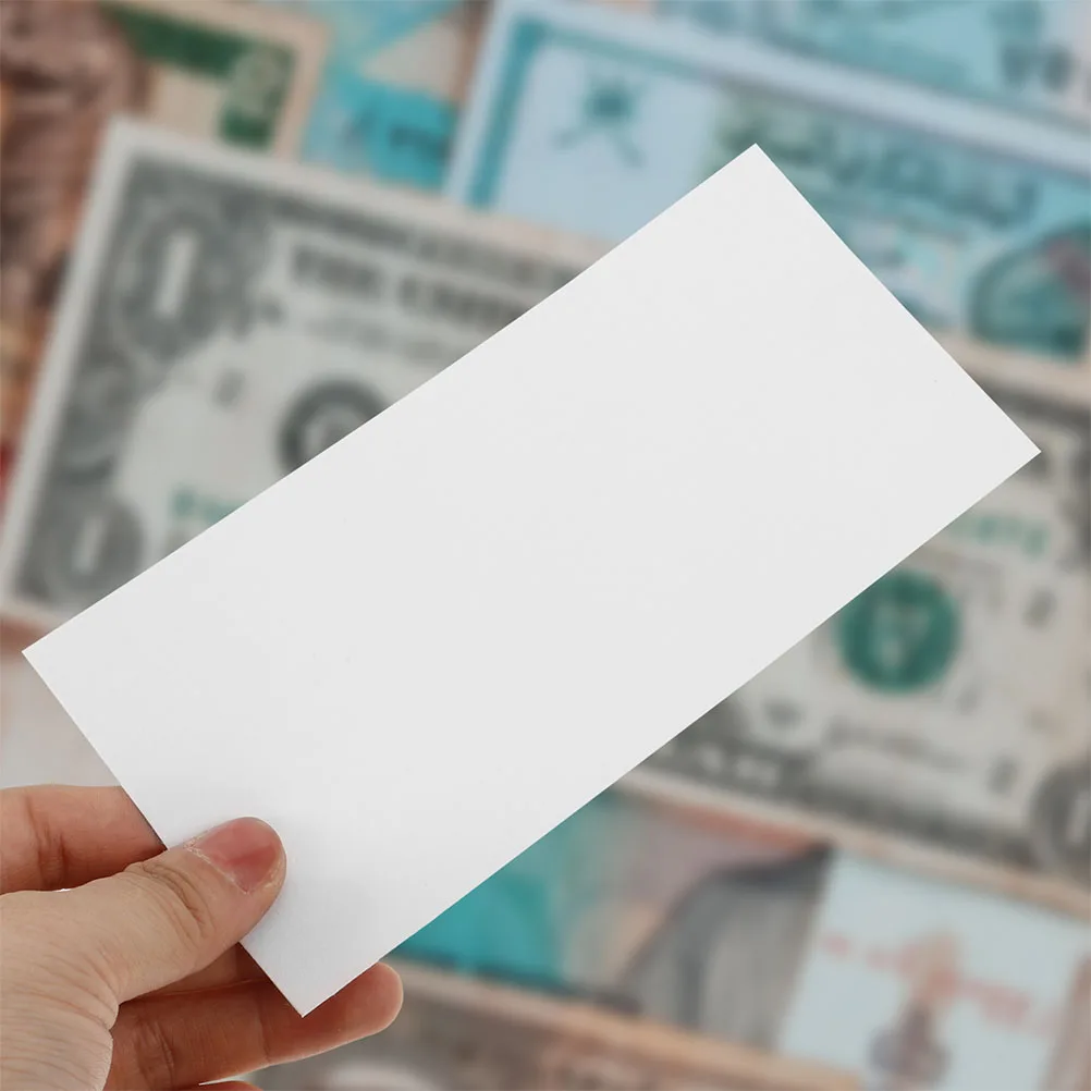 

2 Pcs Currency Counter Cleaning Card for Money Counting Machine Cash Registers Non Woven Fabric Accessory