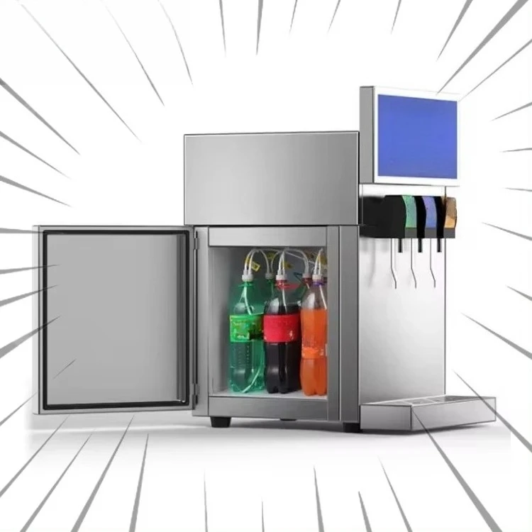 

Автоматическая 3-дозаторная машина для замороженных напитков для газировки, коммерческие машины для напитков, холодный фруктовый сок, охлаждение напитков