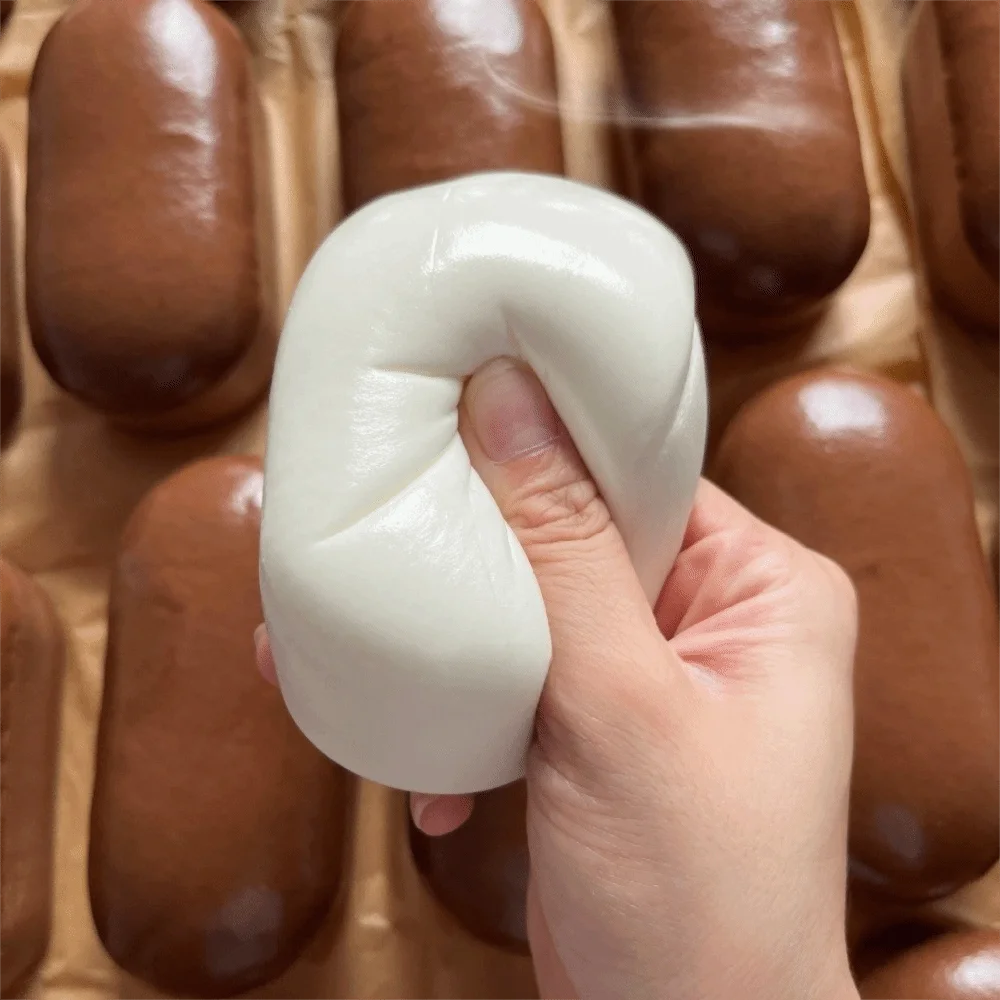 Sensory Slow Rebound Chocolate Pie Squishy Slow Rising New Year Cake Fidget Soft Portable Hand Sensory for Students