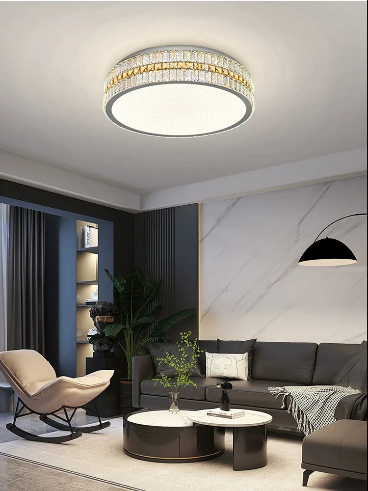 Imagem -04 - Postmodern Luxury Crystal Chandelier Lamp Decoração de Casa Led Sala de Estar e Quarto Novo Design Luminária 2024