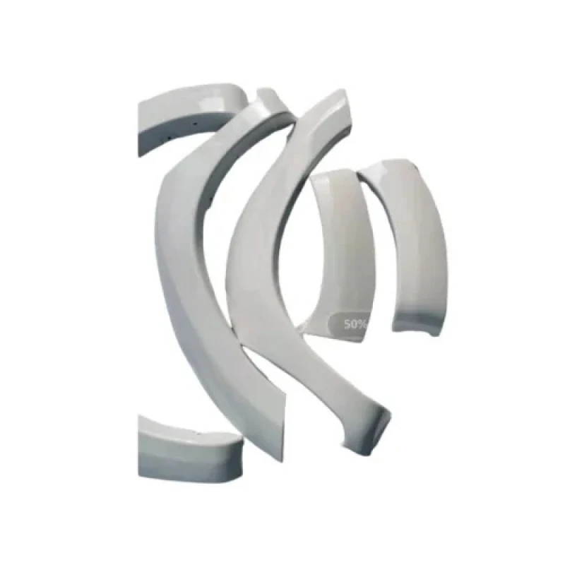 White Plastic Flares Hilux Vigo 2012-2015 3