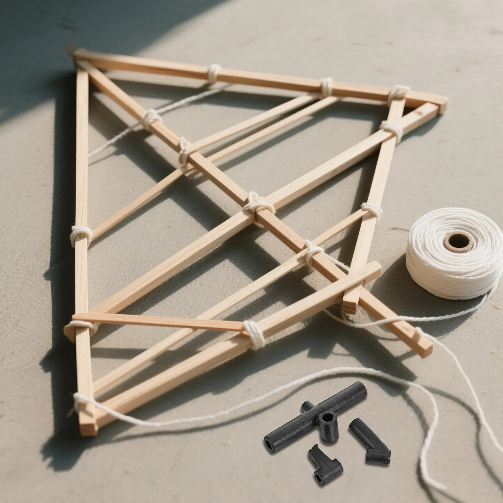 

12Pcs Plastic Support Fittings Kite Frame Joints for Repair and Construction Stable Flight Experience Essential Kit