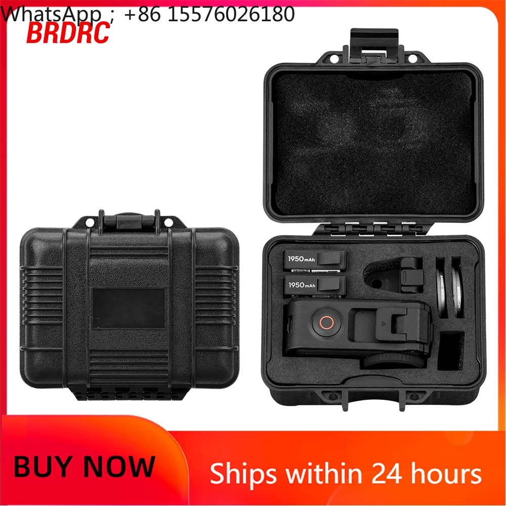 BRDRC Hard Case Waterproof Box for DJI Action 5 Pro/Osmo Action 4/3 Accessories Portable Carrying Storage Protective Suitcase