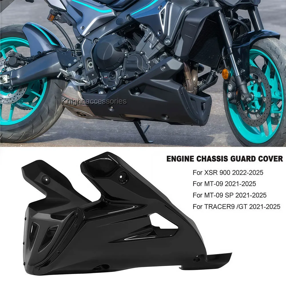 Para MT09 MT-09 SP XSR 900 TRACER9/GT 2021-2025: Nuevos accesorios, protector de carrocería, protector de bajos, protector de motor, protector de carenado.
