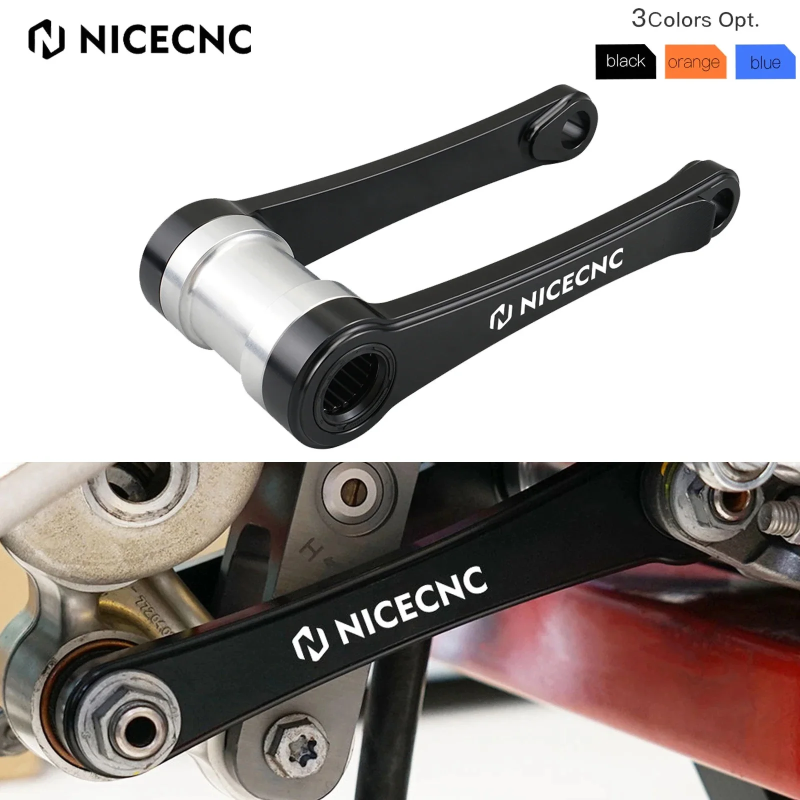 For 2021-2023 GasGas EC300 EC250 Husqvarna TE300 FE450 KTM 450 350 250 SXF XCF 125 SX NICECNC Motorcycle Rear Lowering Linkage