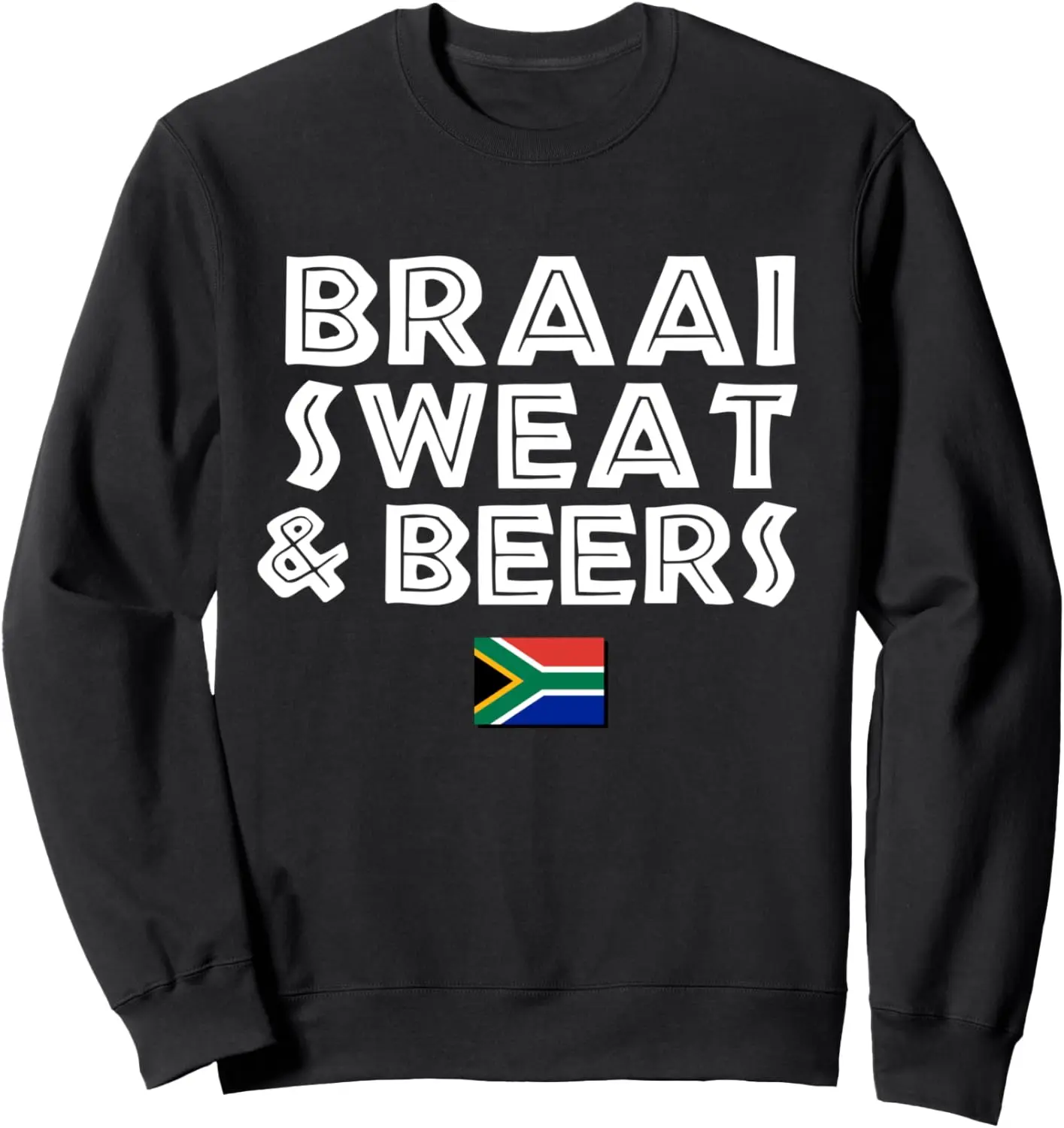 

Забавная толстовка для барбекю Braai Sweat & Beer из Южной Африки