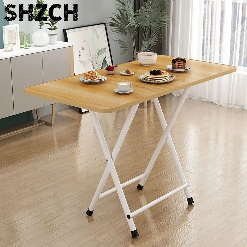 Folding Table, Simple Student Study Dormitory, Portable Family Apartment, Dining, Parallel Bar Counter Table