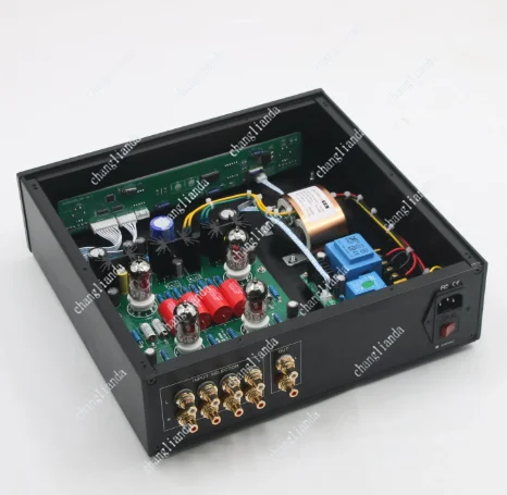 STR12A Reference SLP90 Circuit 12AU7/ECC82 Vacuum Tube Preamplifier HiFi Stereo Remote Control Audio Pre-Amp