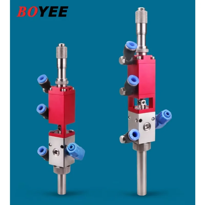 BY-3810 Single-component High frequency glue epoxy spray valve three anti-paint spray dispensing valve UV glue spray
