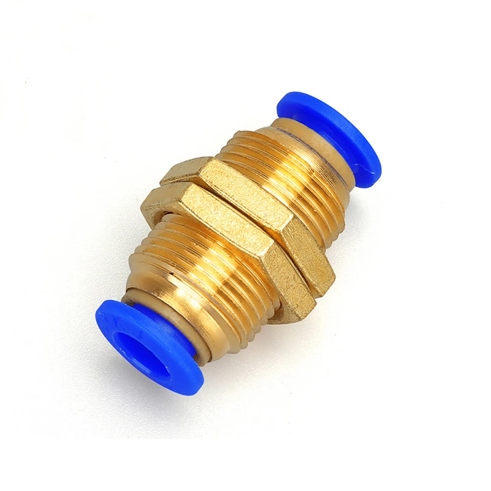 PM Pneumatic Quick Connector Tube Connector Straight 4 6 8 10 12mm Outer Diameter Hose Tube Separator Gas Connector