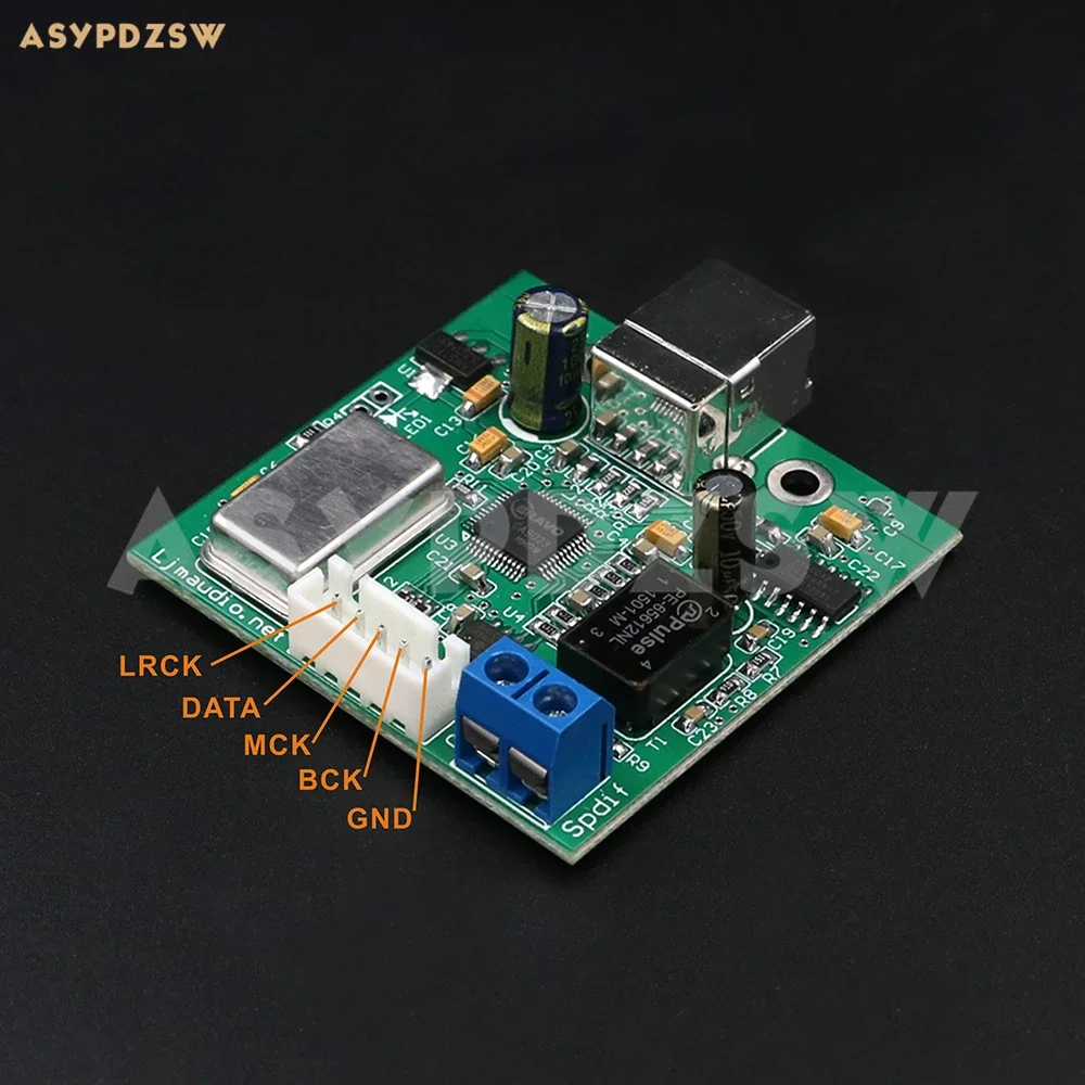 

USB to SPDIF coaxial I2S processor finished board TE7022 chip supports 24-bit 96K sampling