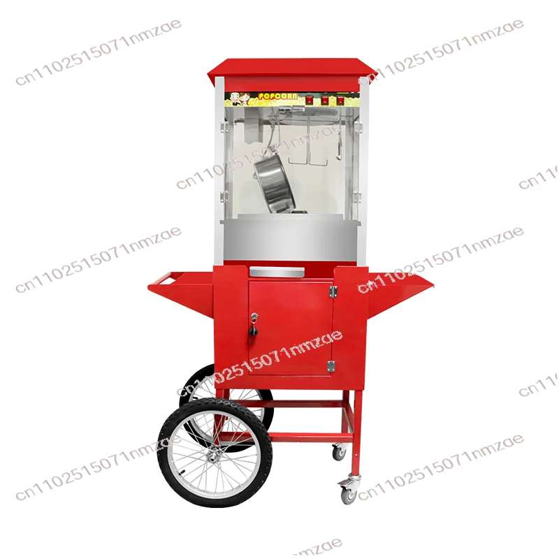 

Коммерческая автоматическая машина для приготовления попкорна 220 В, портативная нержавеющая сталь с четким обзором для театральных детей, производитель