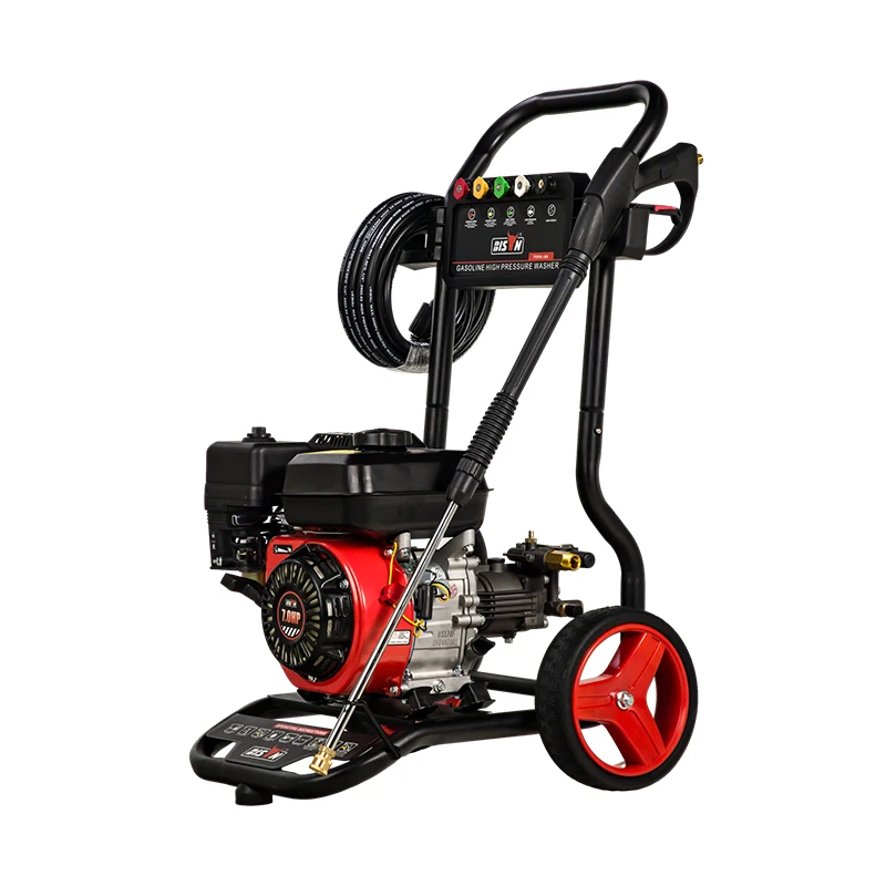 High Pressure Washer Engine 7hp Gas Pressure Washer with Hose Reel
