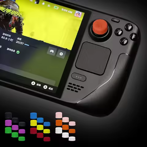 Handheld Joystick Silicone Cap Game Controller Thumb Grip Set Analog Stick Cap for Steam Deck LCD / OLED 3Pairs
