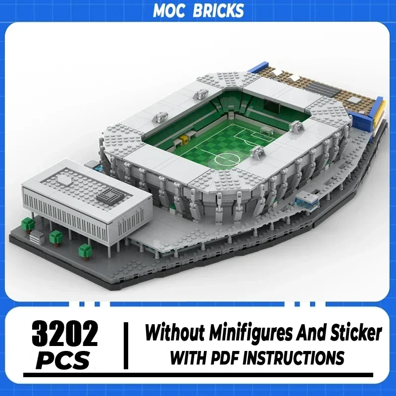 

Moc Building Bricks Saint Gallen Football Stadium Model Technology Block City Street View Blocks Toy DIY Assembly Christmas Gift