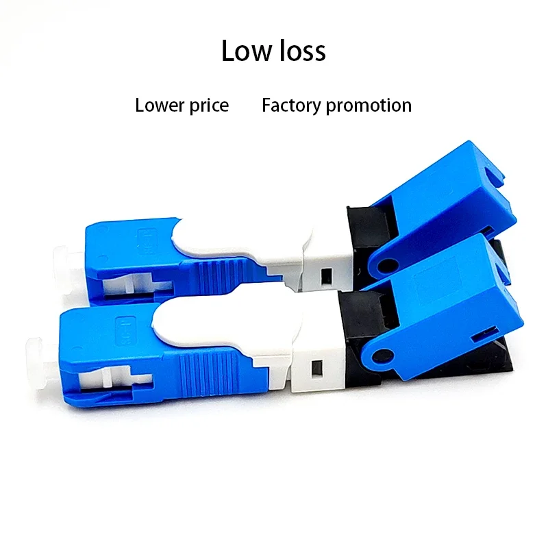 Imagem -02 - Unikit-conector de Fibra Óptica Esc250d 50 Pcs Conector sc Apc Único Modo sm Conector Rápido 200 Pcs