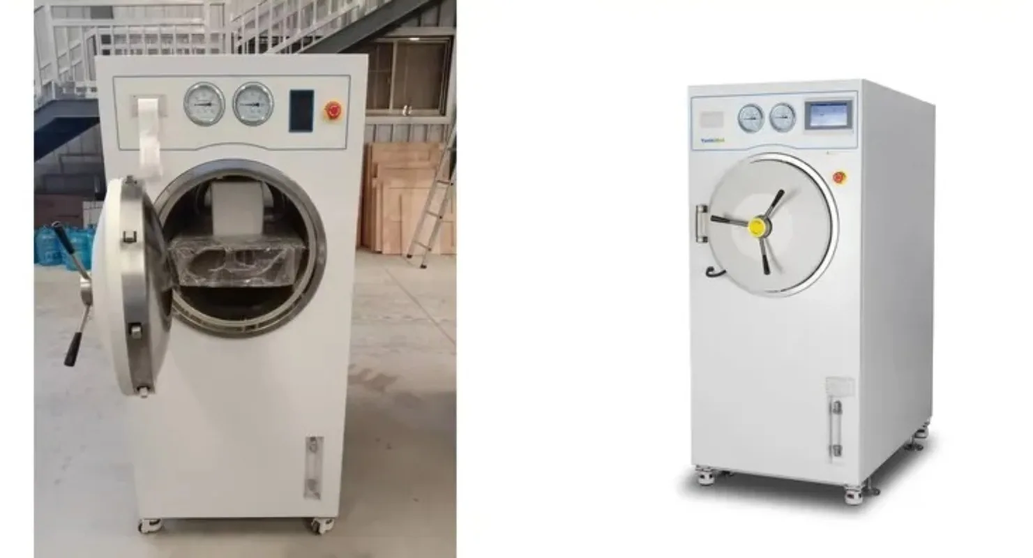 26 MST-185B Disinfection Plant High Temperature Steam Sterilizer Manual Door Horizontal Sterilizer 185liter 304 Stainless