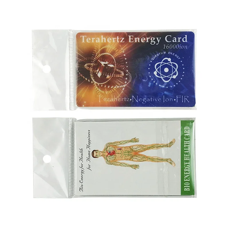 Custom  Negative ions 16000cc Newest Terahertz card Bio Terahertz energy saving card FIR fuel saver card for Care