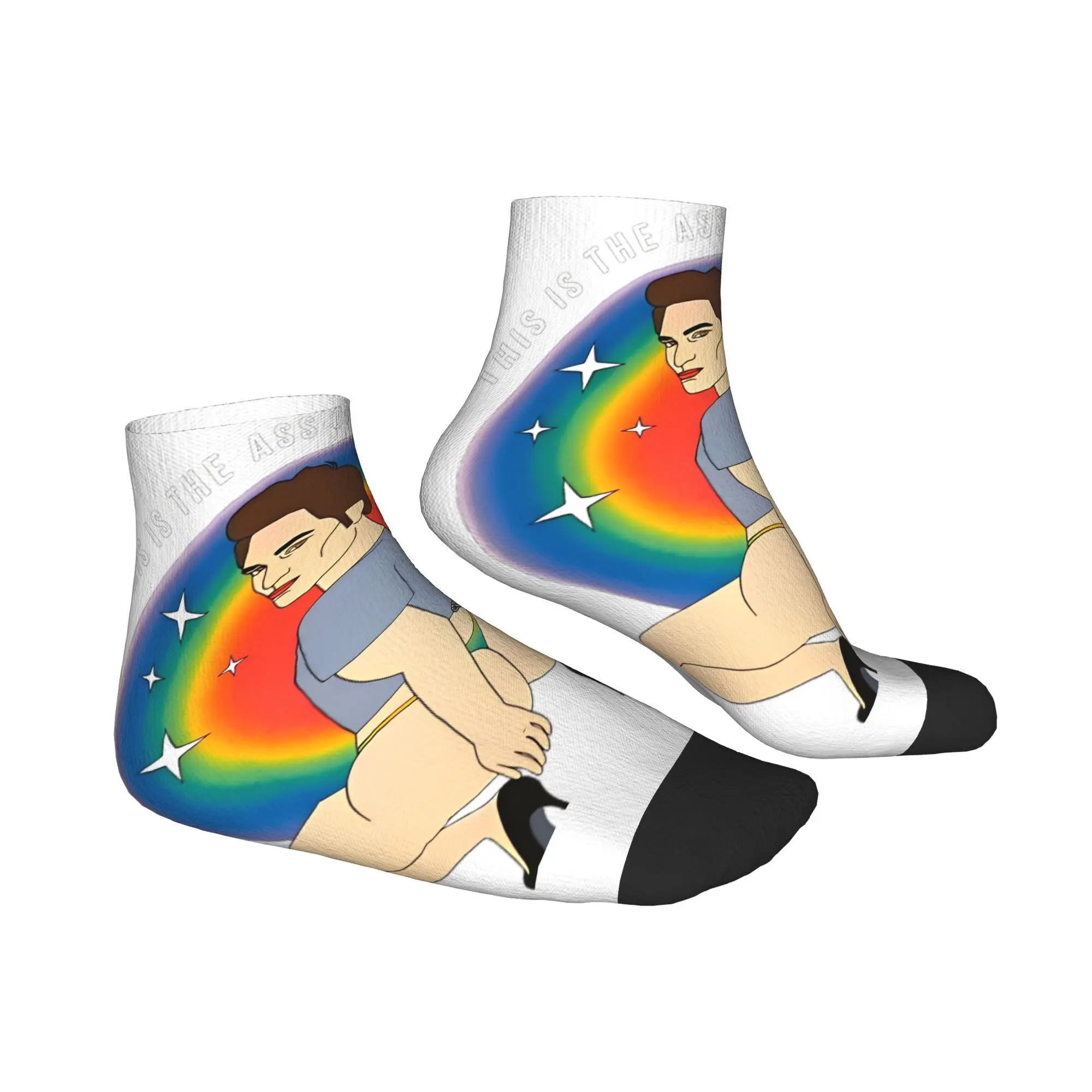 للجنسين الرجال الجوارب غير رسمية هذا هو الحمار القاتل بيلا الشفق المضادة للانزلاق جورب مريح الصيف العصرية مخصص الجري الجوارب #3