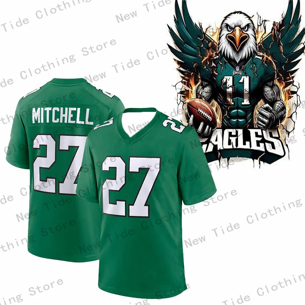 

#27 Mitchell Sports Jersey: Breathable Mesh Fabric, Quick-Dry Short-Sleeve Athletic Fan Apparel for Game Day & Daily Wear