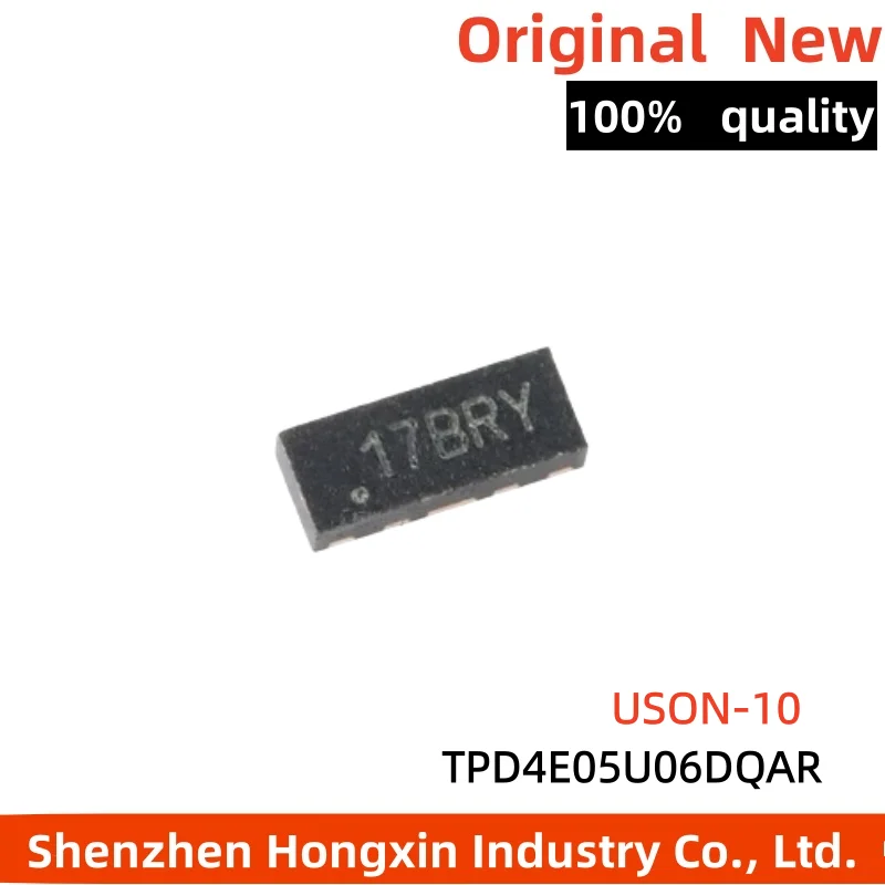 

10 pieces of TPD4E05U06DQAR USON-10 4-channel ESD protection diode array