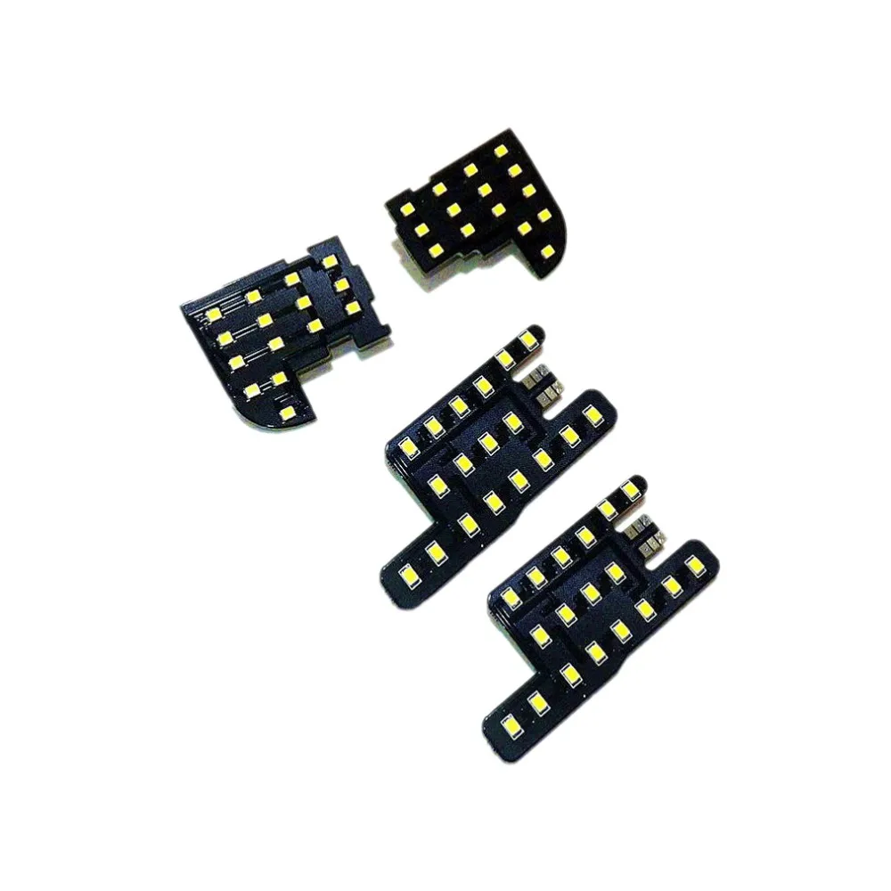 

Светодиодные лампы для чтения в автомобиле July King, 4 шт., 6000K, совместимые с Honda CR-V 2010-2012, 2 передних и 2 задних плафона для чтения/подсветки карты