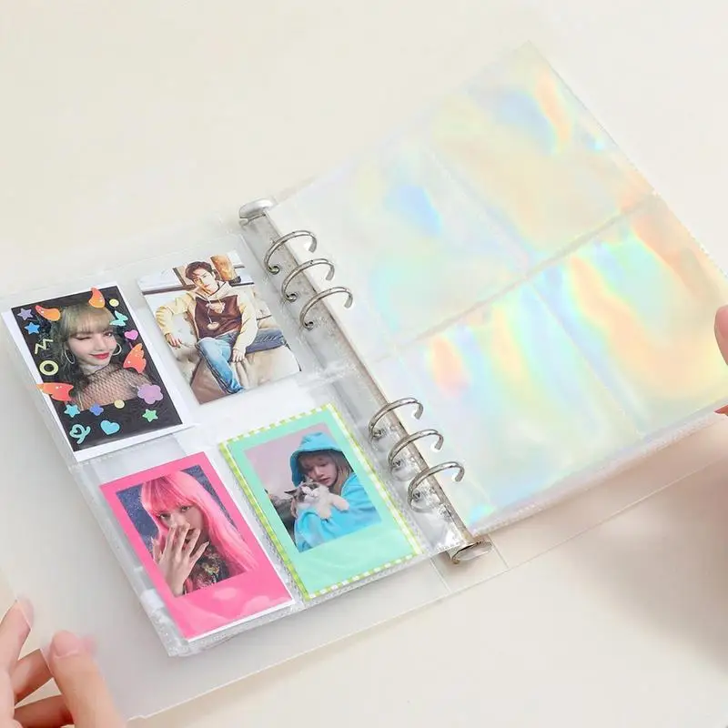 

A5 Kpop Binder Photocards Holder Ins Photos Album Book 3 Inch Album Heart Photo Card Album Student School Stationery