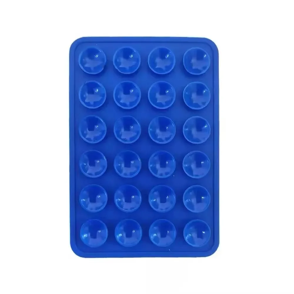 Silikon-Saugnapf-Handyhalterung Multifunktionale Saugnapf-Wandhalterung Quadratische Rutschfeste Einseitige Gehäusehalterung Rückseitiger Aufkleber