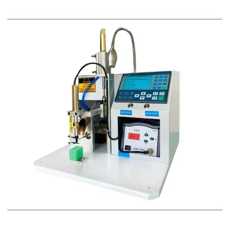 LED Light Cable Automatic Soldering Machine, SMT PCB USB/Audio/DC Connector Welding