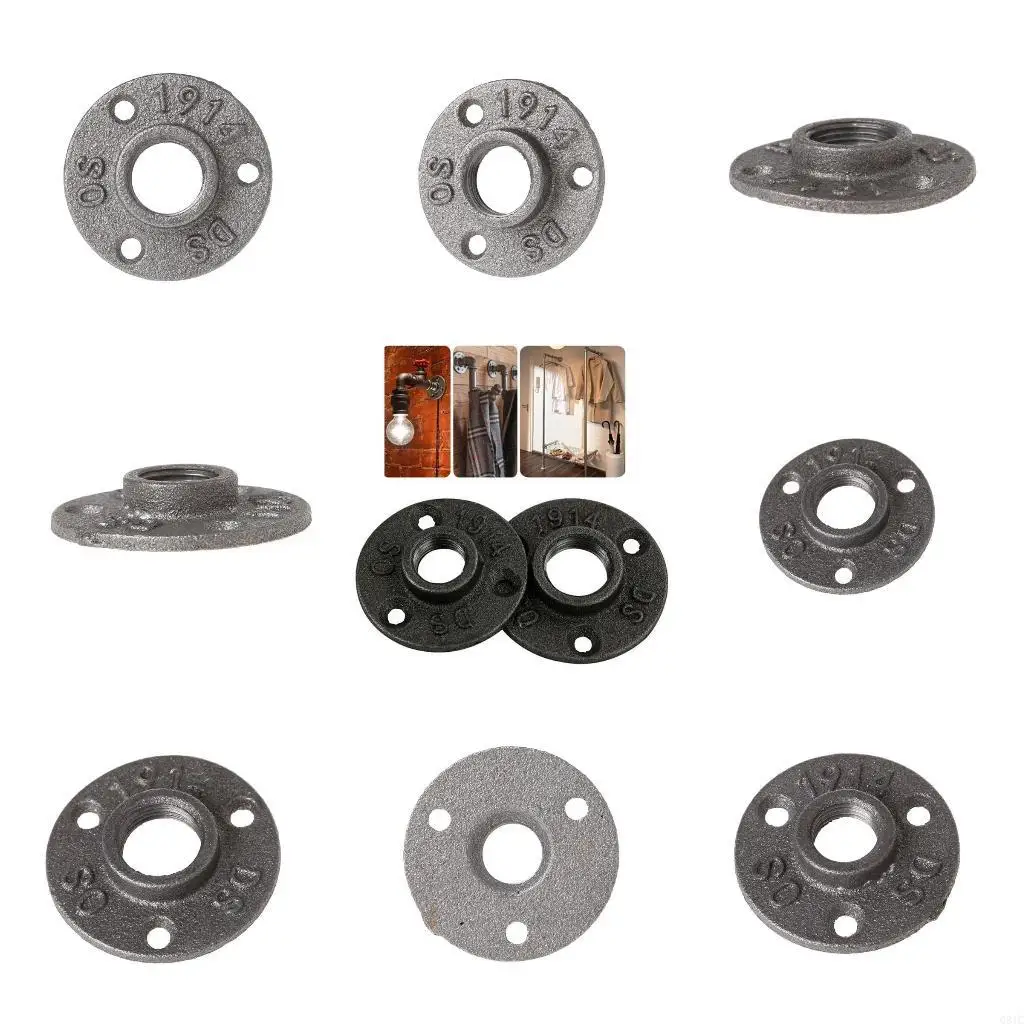 

Q81C 3/4" гибкие резьбовые напольные фланцевые фитинги для железных труб настенное крепление черного цвета